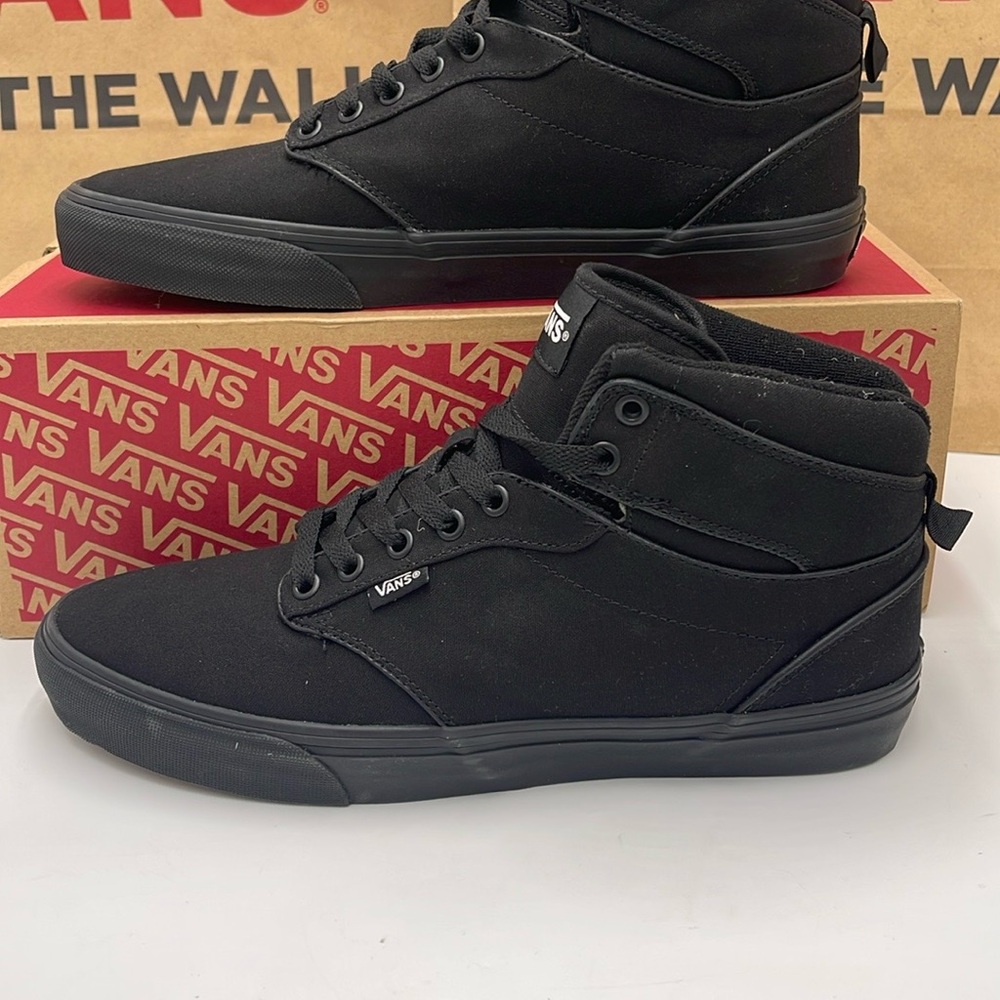 Vans Men’s Black High-Top Sneakers Atwood Hi (Canvas) Black/Black
VN0A… - Picture 11 of 16
